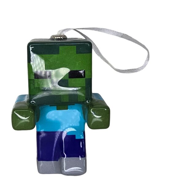 Minecraft Zombie Christmas Ornament Hanging Decoration 4.5" - Picture 7 of 7